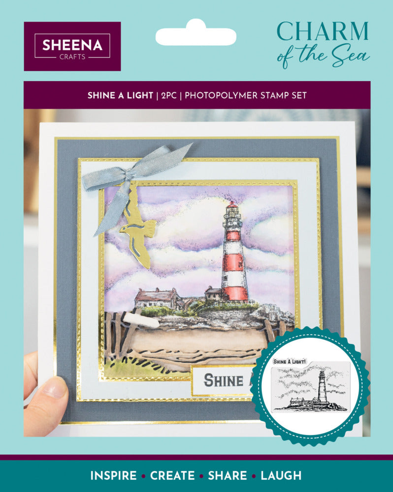 Sheena Crafts Charm of the Sea Shine a Light Stamp Set