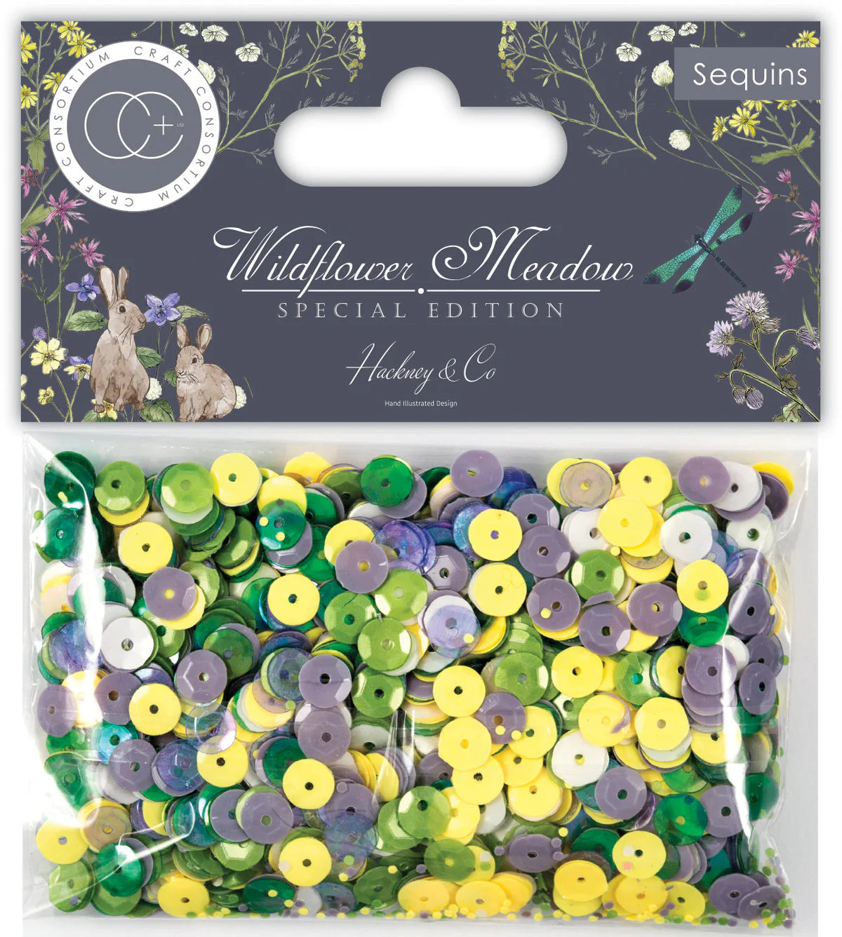 Craft Consortium - Wildflower Meadow- Sequins