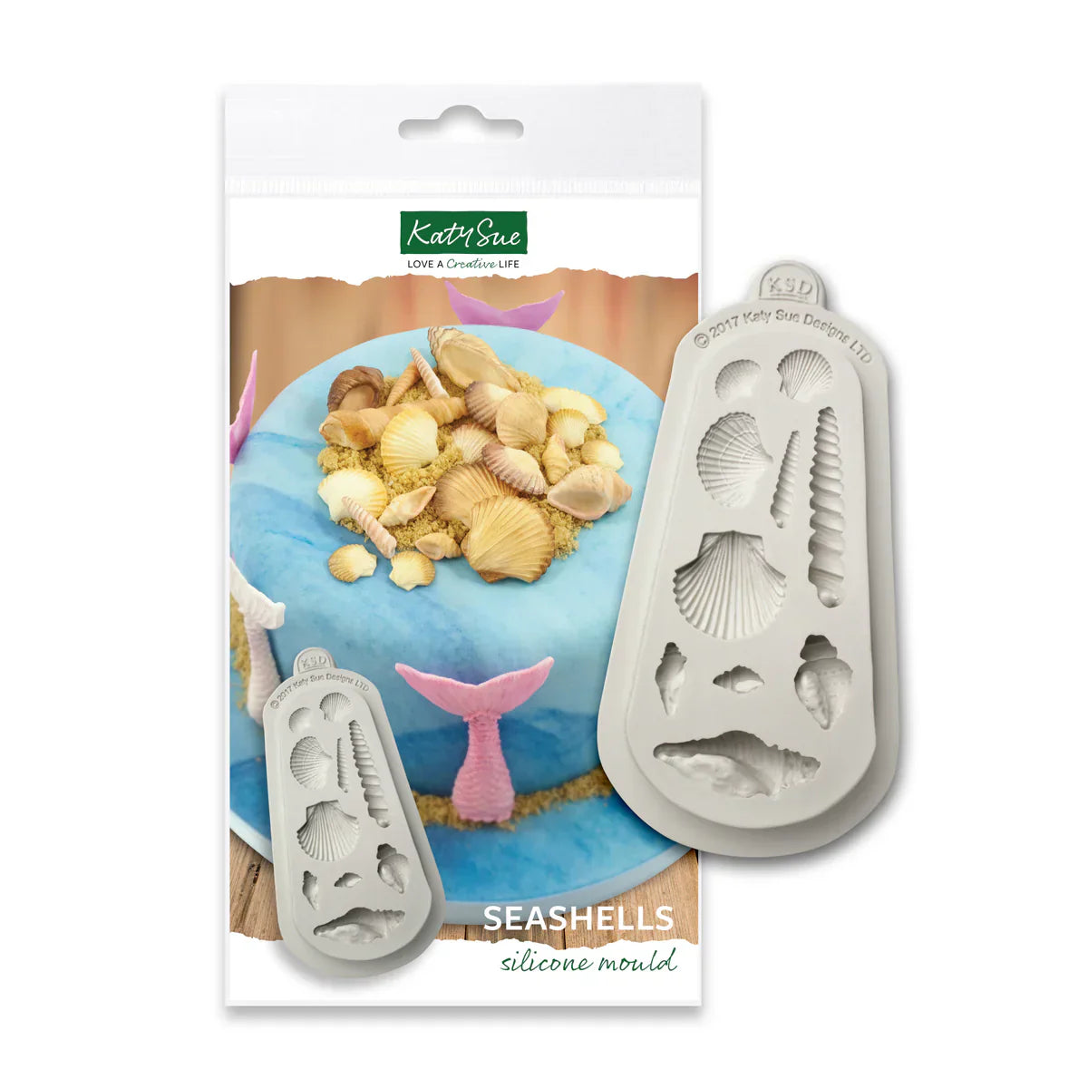 Katy Sue - Seashells Silicone Mould
