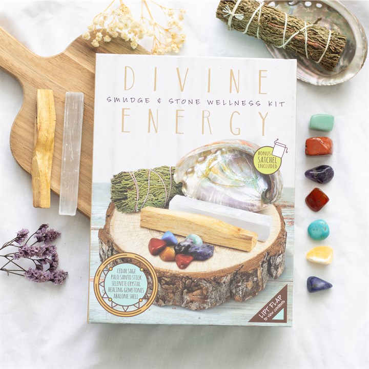 Something Different - Divine Energy Smudge & Stone Wellness Kit