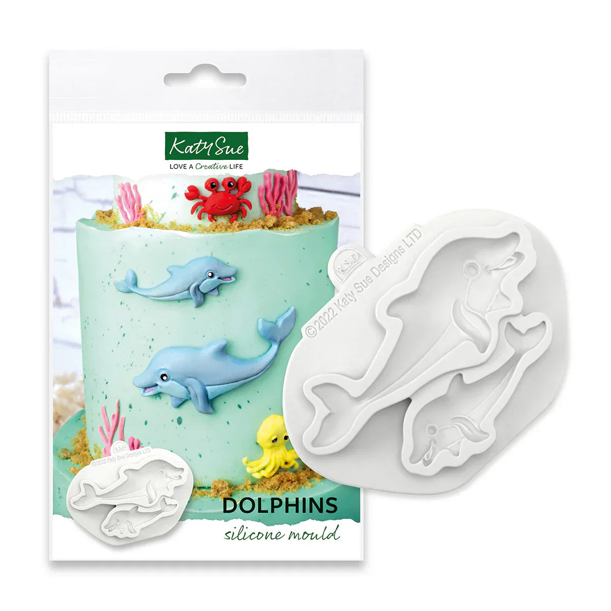 Katy Sue - Dolphins Silicone Mould