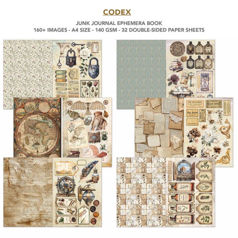 Ciao Bella Codex Junk Journal & Ephemera Book