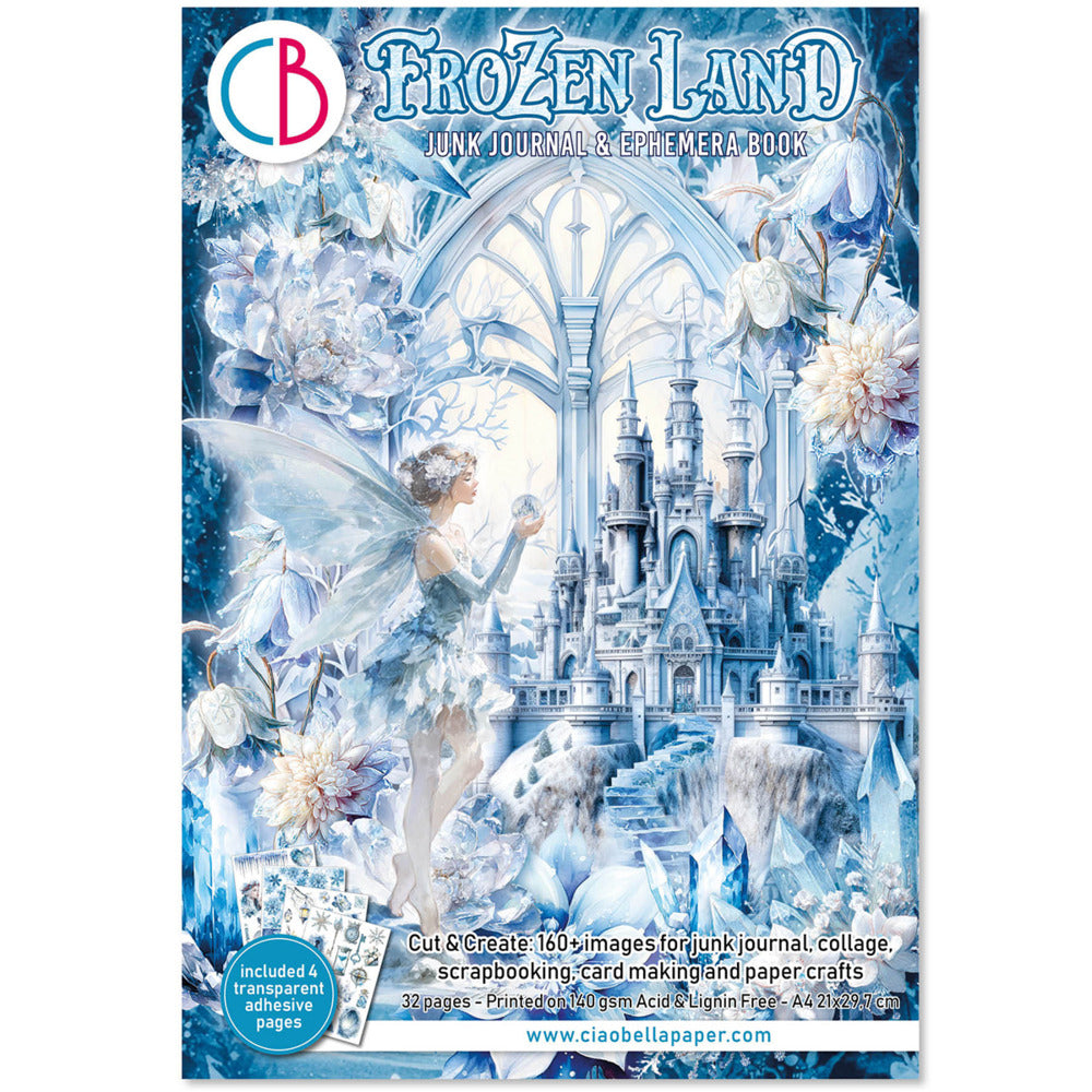 Ciao Bella : Frozen Land Junk Journal & Ephemera Book A4 32g