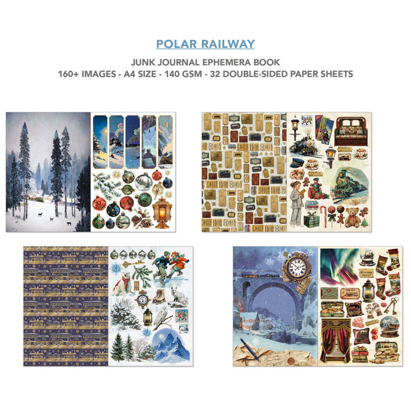 Ciao Bella - A4 Junk Journal & Ephemera Book - Polar Railway