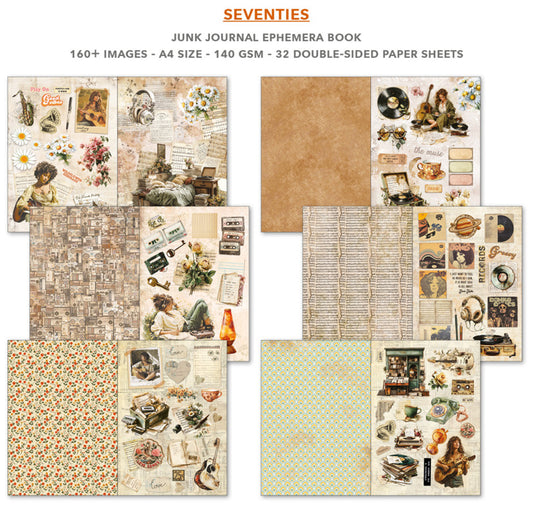 Ciao Bella - A4 Junk Journal - Seventies