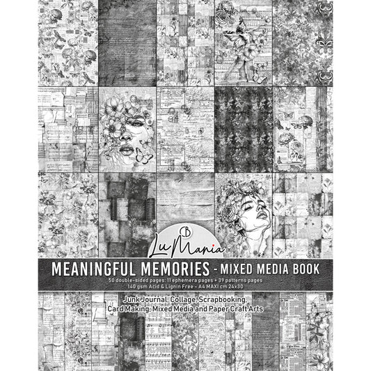 LuMania A4 Mixed Media Book, Meaningful Memories