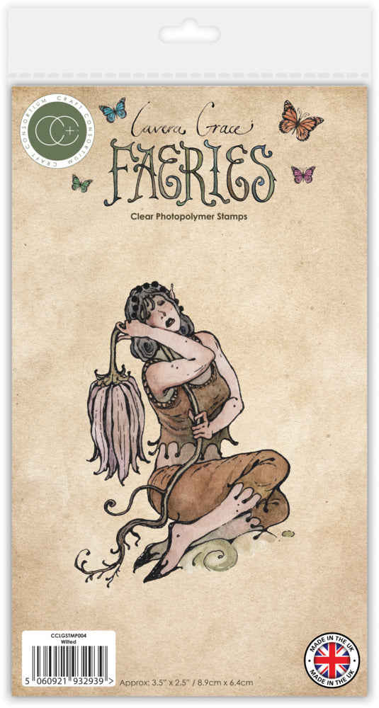 A6 Clear Stamp Faeries Wilted
