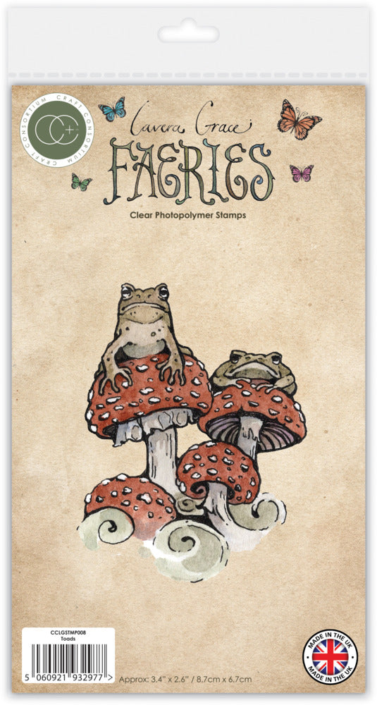 A6 Clear Stamp Faeries - Toads