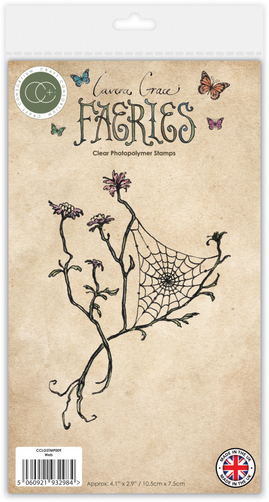 Craft Consortium - Faeries - Web A6 Clear Stamp