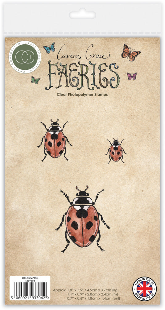 A6 Clear Sta p Faeries Ladybird
