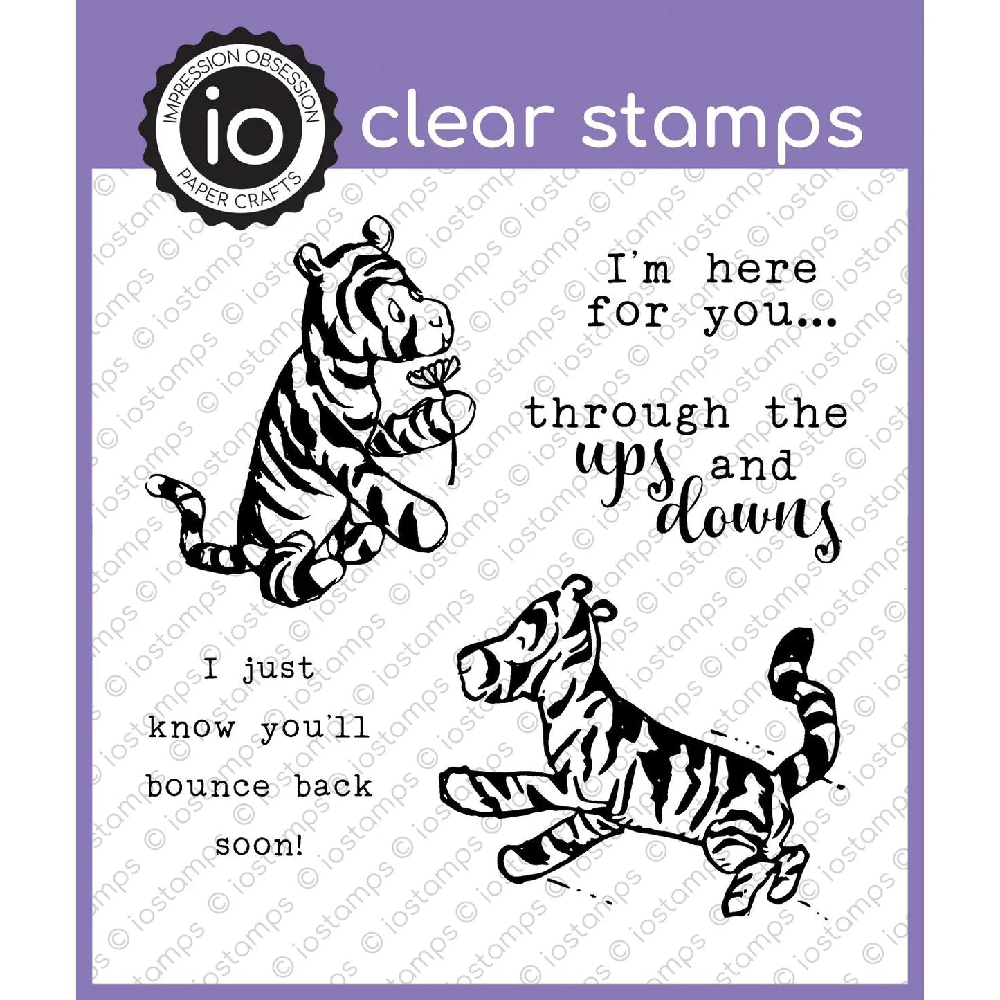 IO Clear Stamp Tigger Ups & Downs