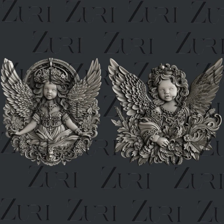 Zuri Designs Inc : Cherub Twins