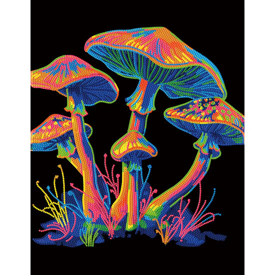 Diamond Dotz - Neon Mushrooms