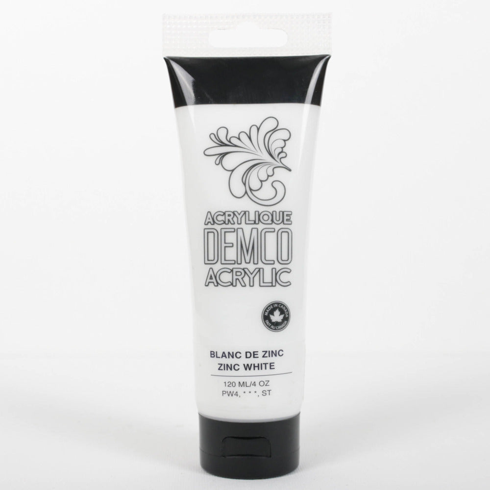 Demco - Acrylic Paint 120 ml Zinc White