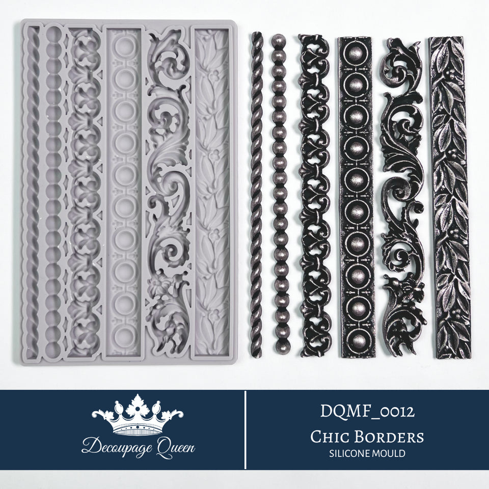 Decoupage Queen Chic Borders Moulds