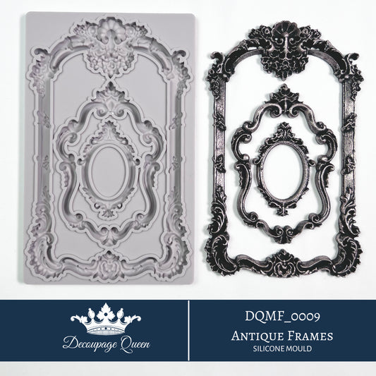 Decoupage Queen Silicone Mould - Antique Frames