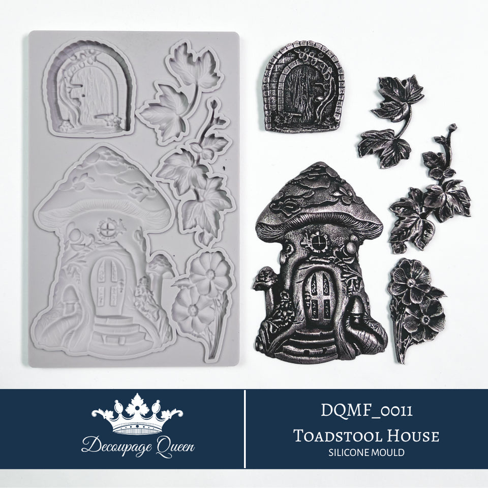 Decoupage Queen Toadstool House Moulds
