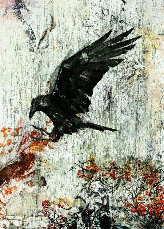 Decoupage Queen : Andy Skinner : Quoth the Raven