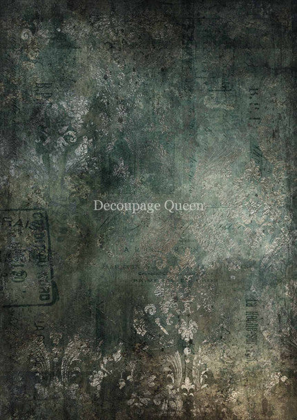 Decoupage Queen - Blue Texture A4 Rice Paper