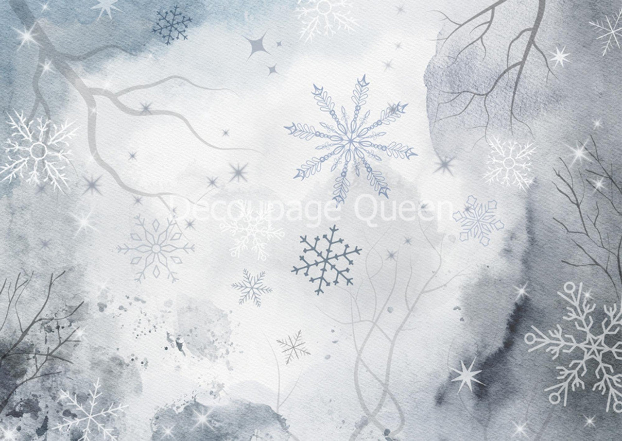 Decoupage Queen - Forest Lore : Snowflake Dream A4 8.5x11.7"