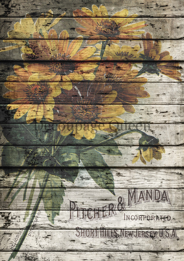 Decoupage Queen : Pitcher and Manda Rice paper