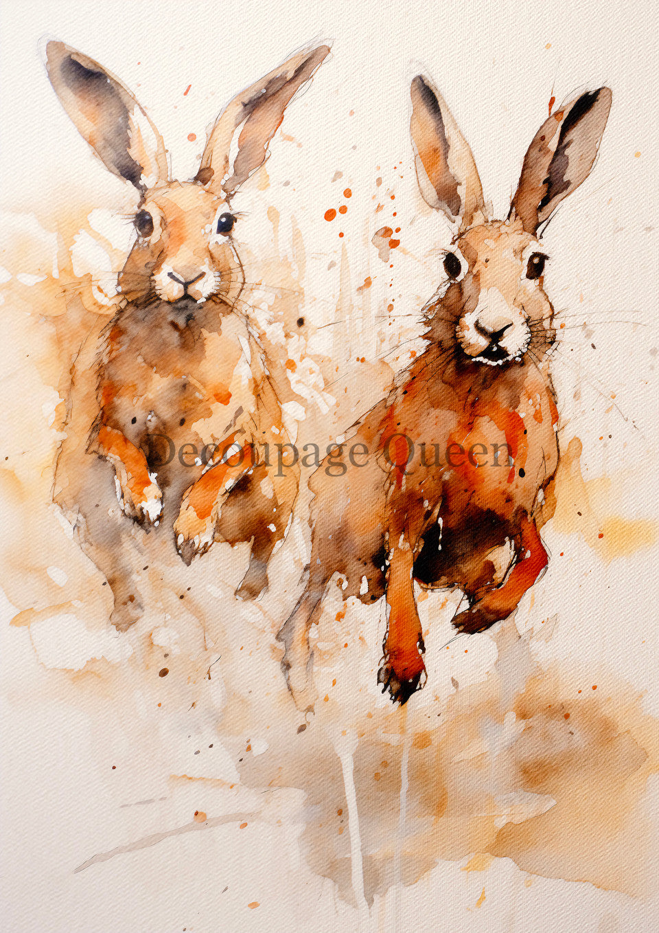 Decoupage Queen - Summer 2025 Andy Skinner - Hare Spray A4 & A3