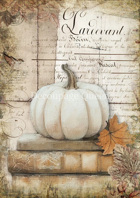 Decoupage Queen - Cottage Pumpkin 1 Rice Paper A4, A3