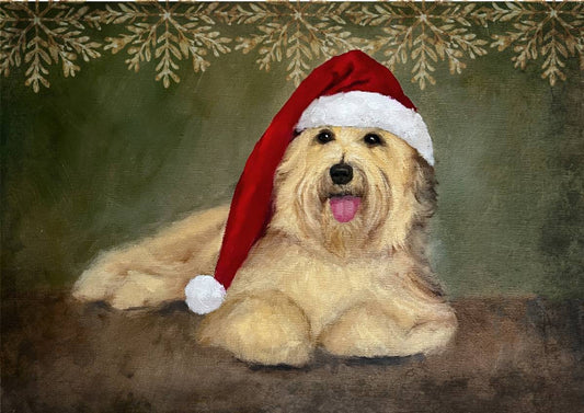 Decoupage Queen - Teresa Rene Art - Christmas Pup A4&A3