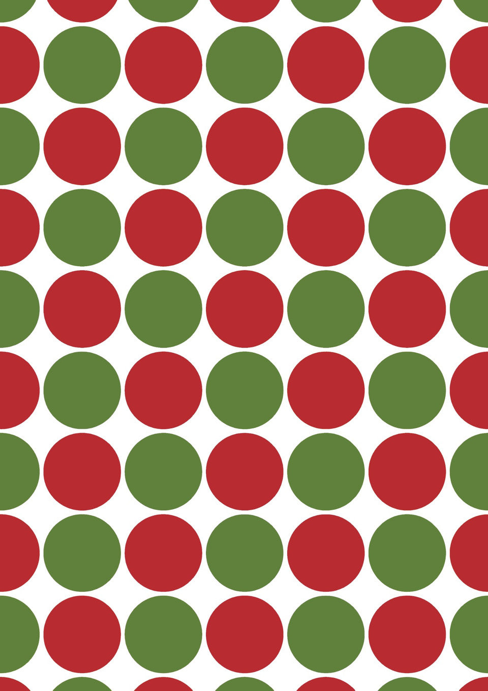 Decoupage Queen - Christmas Large Dots A4