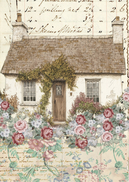 Decoupage Queen - Ellen J Goods - Garden Cottage A4&A3