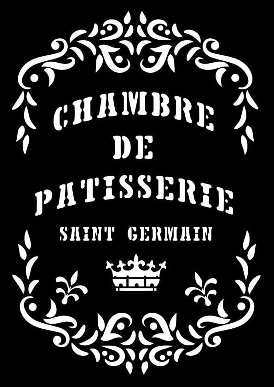 Decoupage Queen - Stencil St. Germain A4
