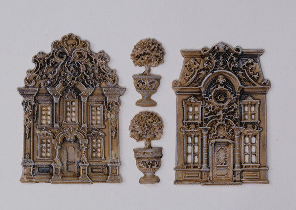 Lablanche Silicone Mould Baroque Houses