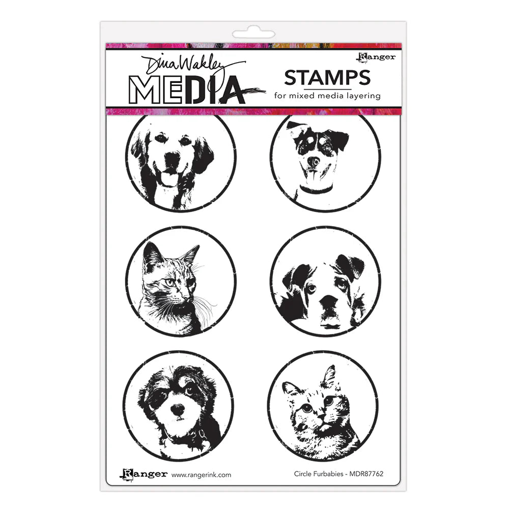 Ranger Dina Wakely Stamps Circle Furbabies