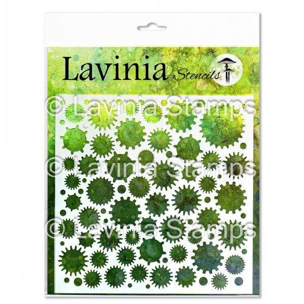 Lavinia Stamps - Stencils : Cogs