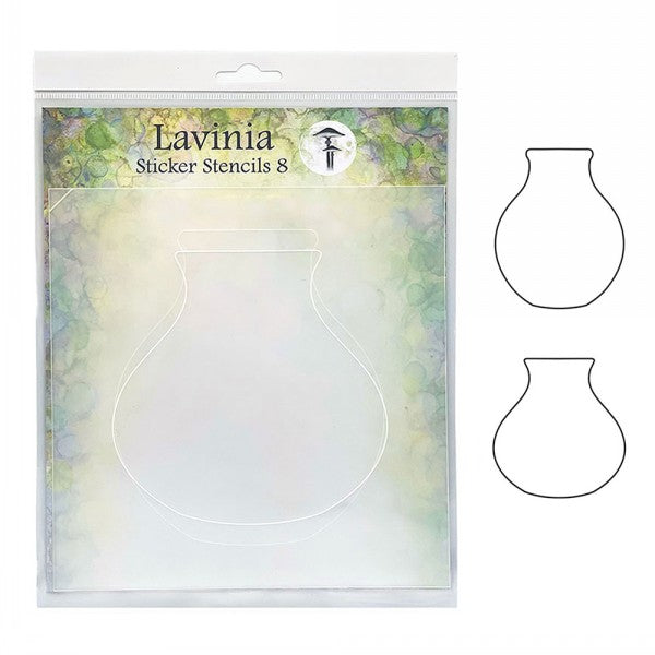 Lavinia Sticker Stencil 8 Terrarium Collection