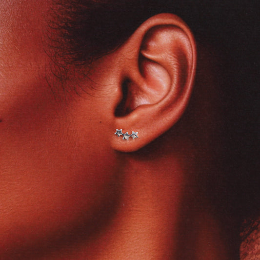Reach For The Stars Earrings Gold