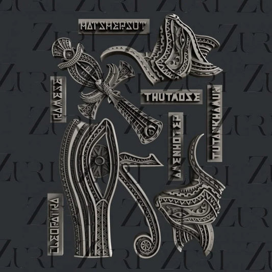 Zuri Egyptian Motifs Our History Collection Mould