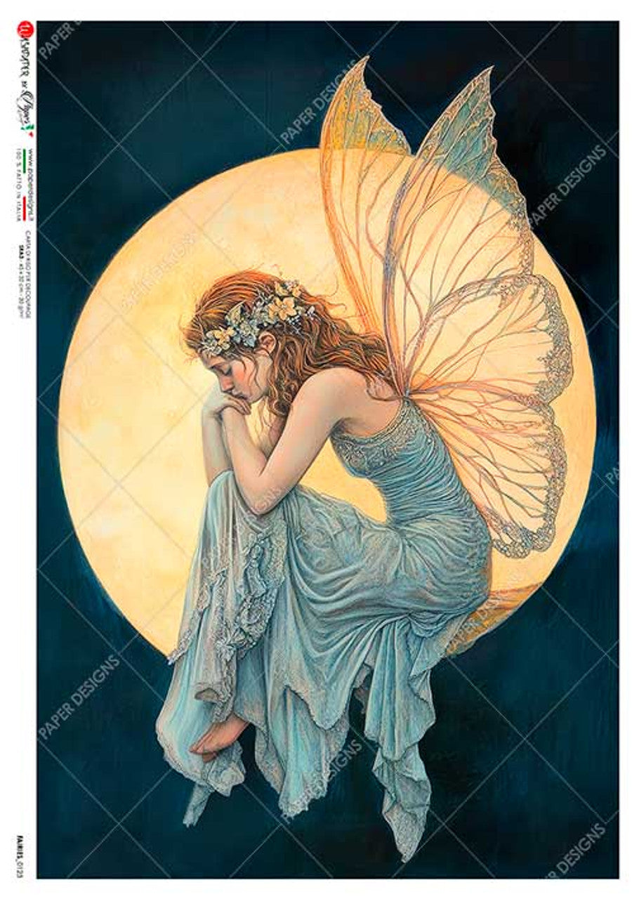 Paper Designs : Fairy in Moonlight Rice Paper A4