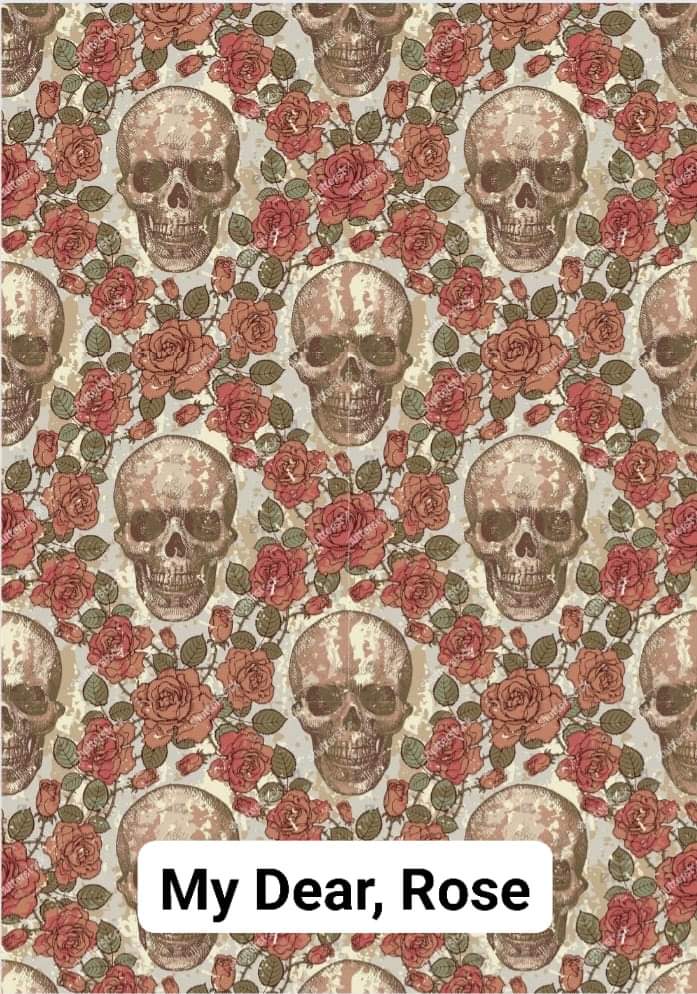 Undead Furniture - "My Dear Rose" Decoupage Paper