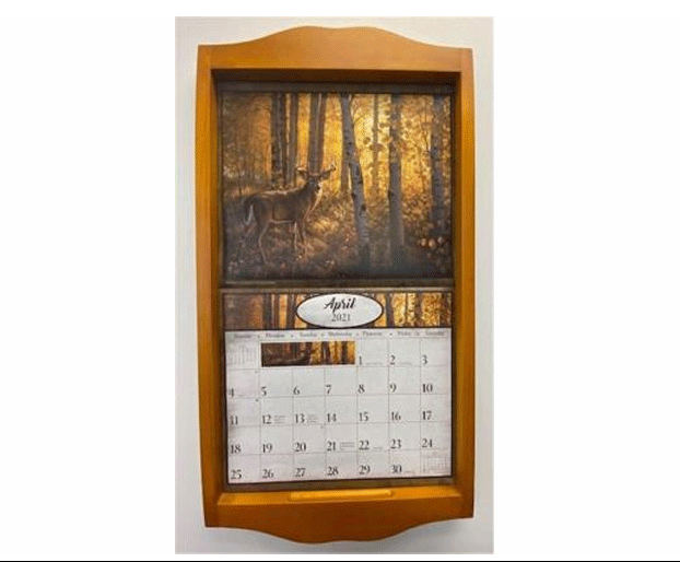 Wooden Calendar Frame - Colour Variety