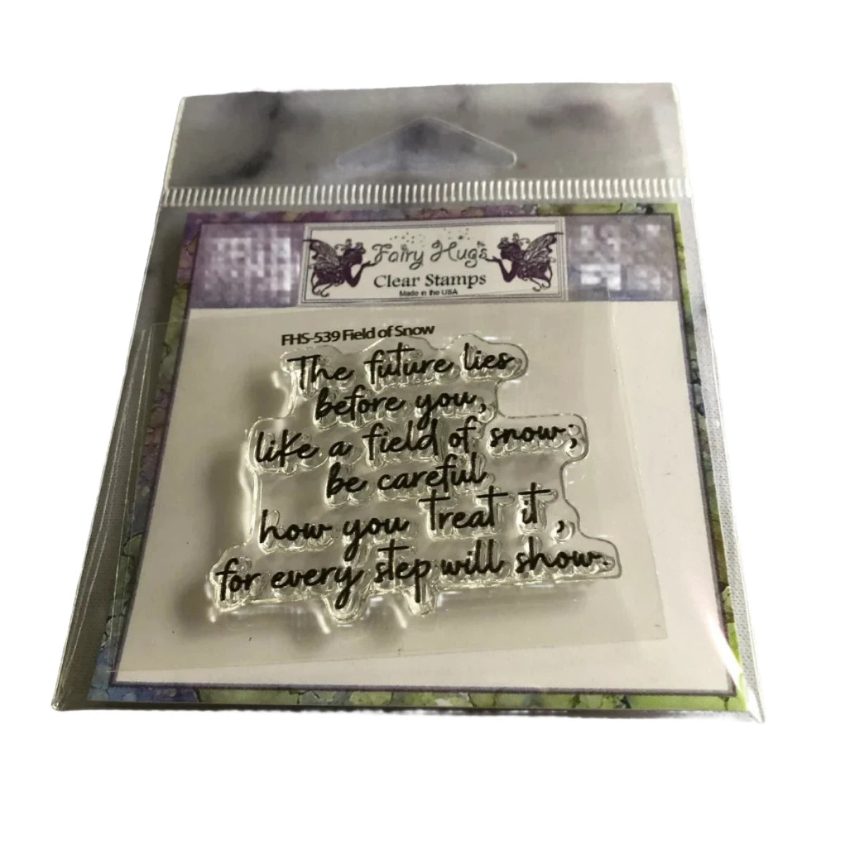 Fairy Stamp Field of Snow