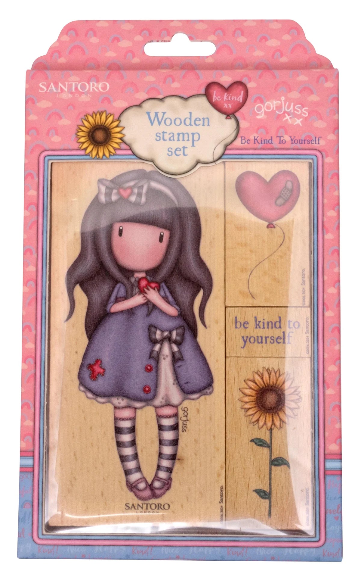 Studio Light - Santoro Rubber Stamps Be Kind, Be Kind to Yourself