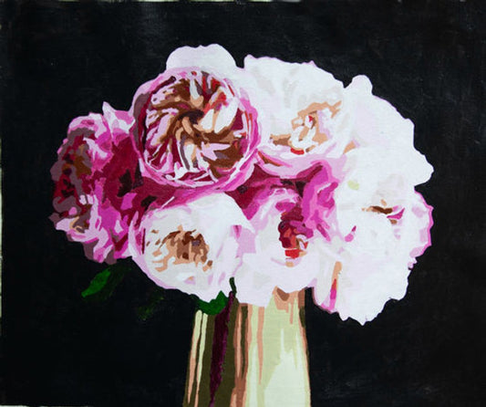 Pink Picasso - 16x20" Canvas Paint by Numbers