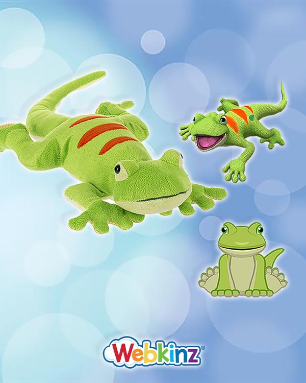 Webkinz Gecko 8.5"