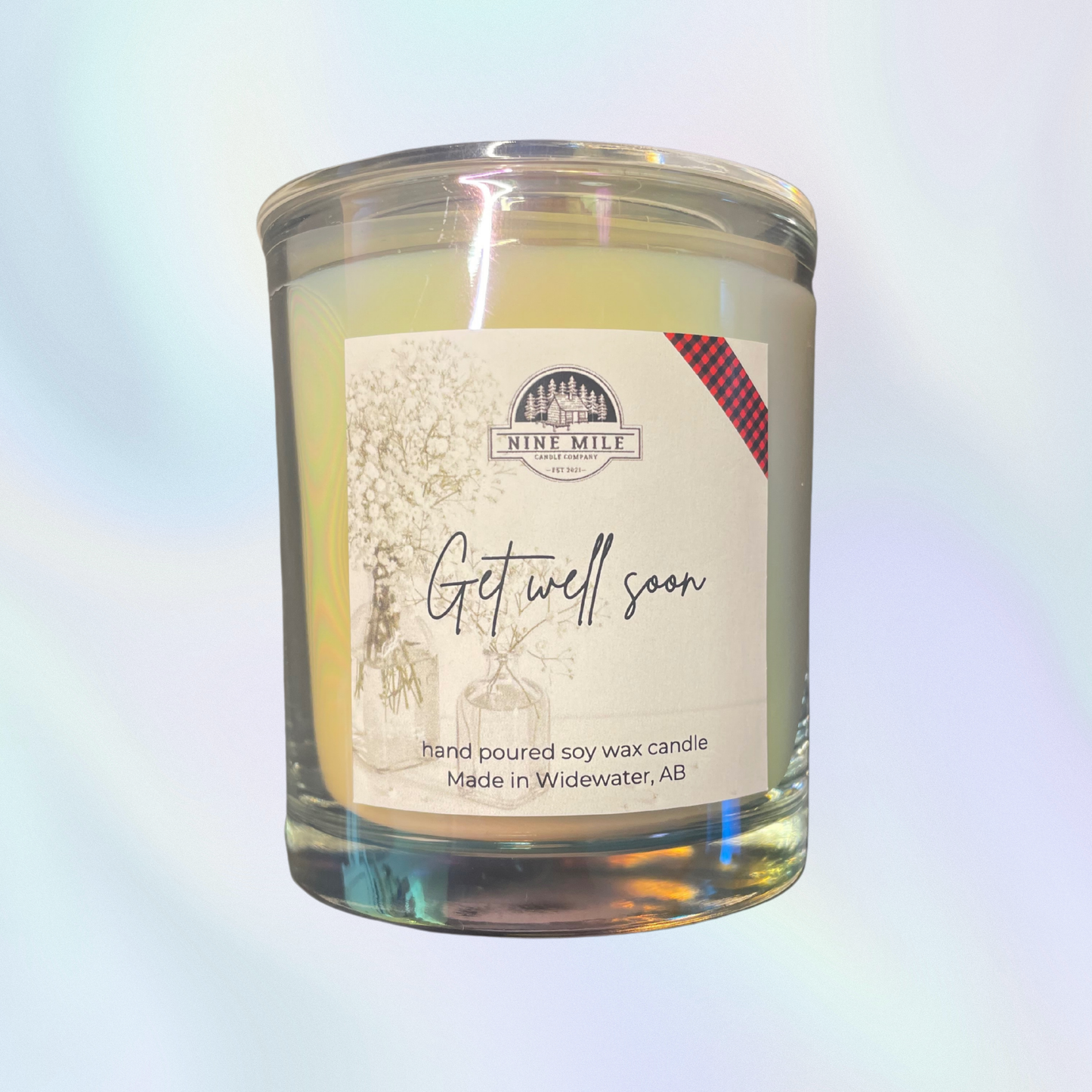 Nine Mile Soy Wax Iridescent Jar Candle Get Well Soon