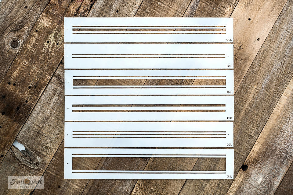Muddaritaville Studio - Grain Sack Stripes - 6 styles