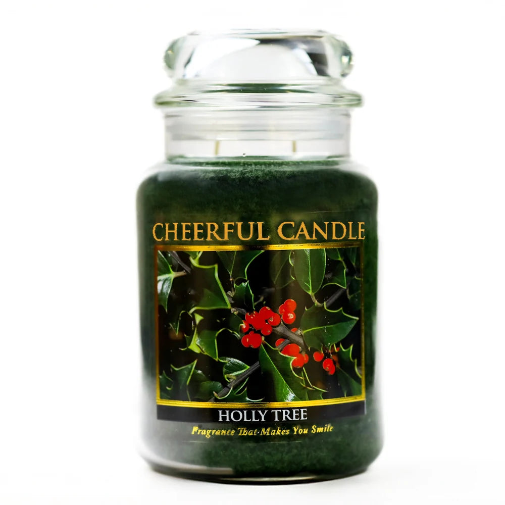 Cheerful Candle- Holly Tree 16oz