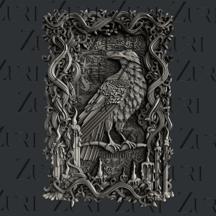 Zuri Mould - Halloween Raven