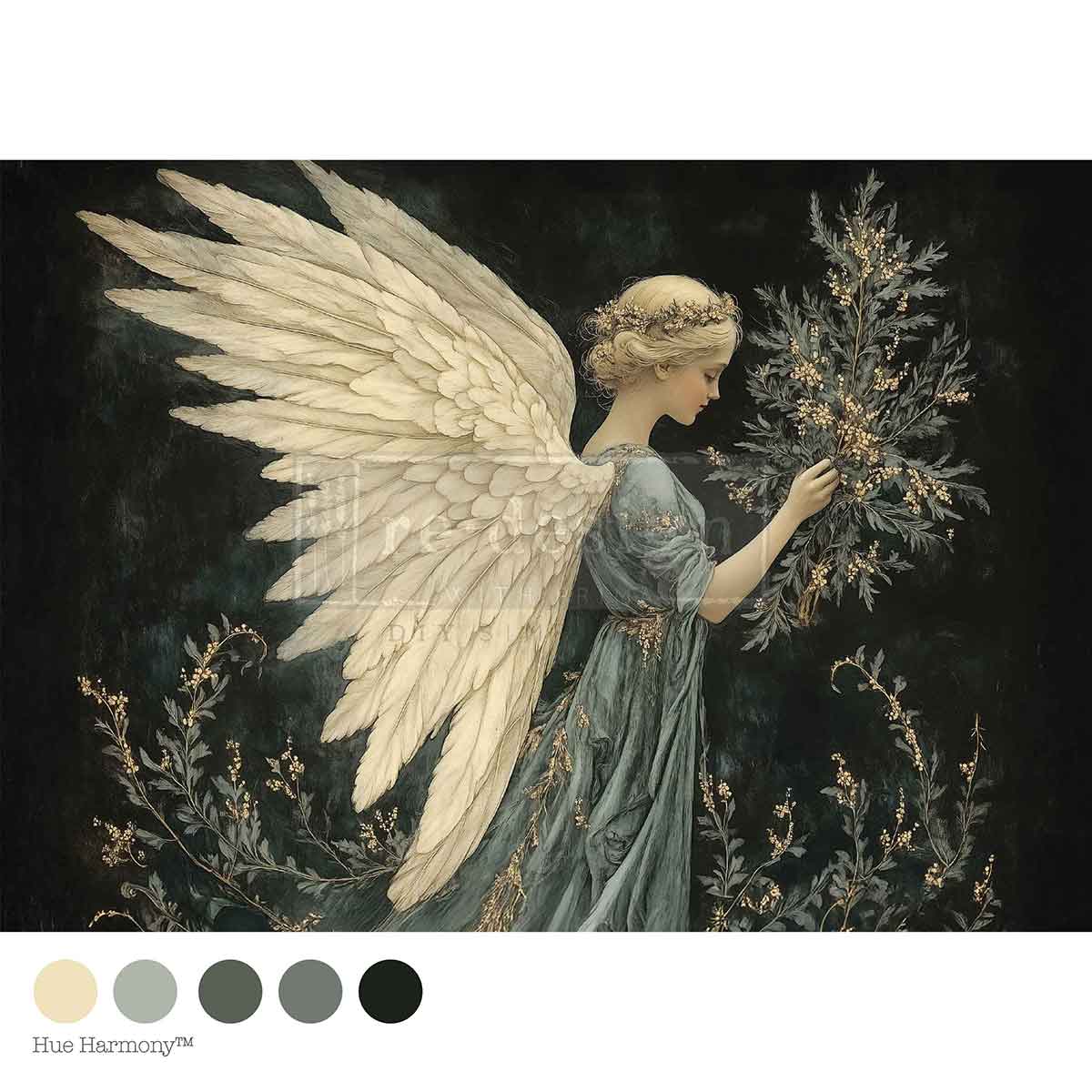 Re-Design With Prima® A4 Decoupage Fiber - Heavenly Noel 11.69x8.27"