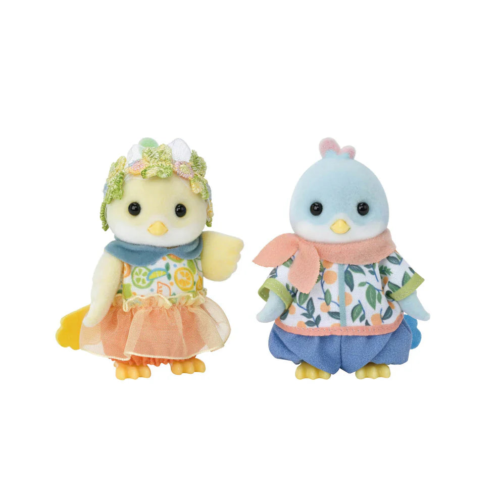 Calico Critters - Citrus Bird Family